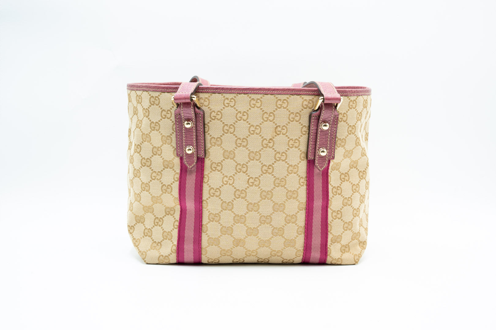 Gucci Canvas Monogram Tote Bag Handtasche