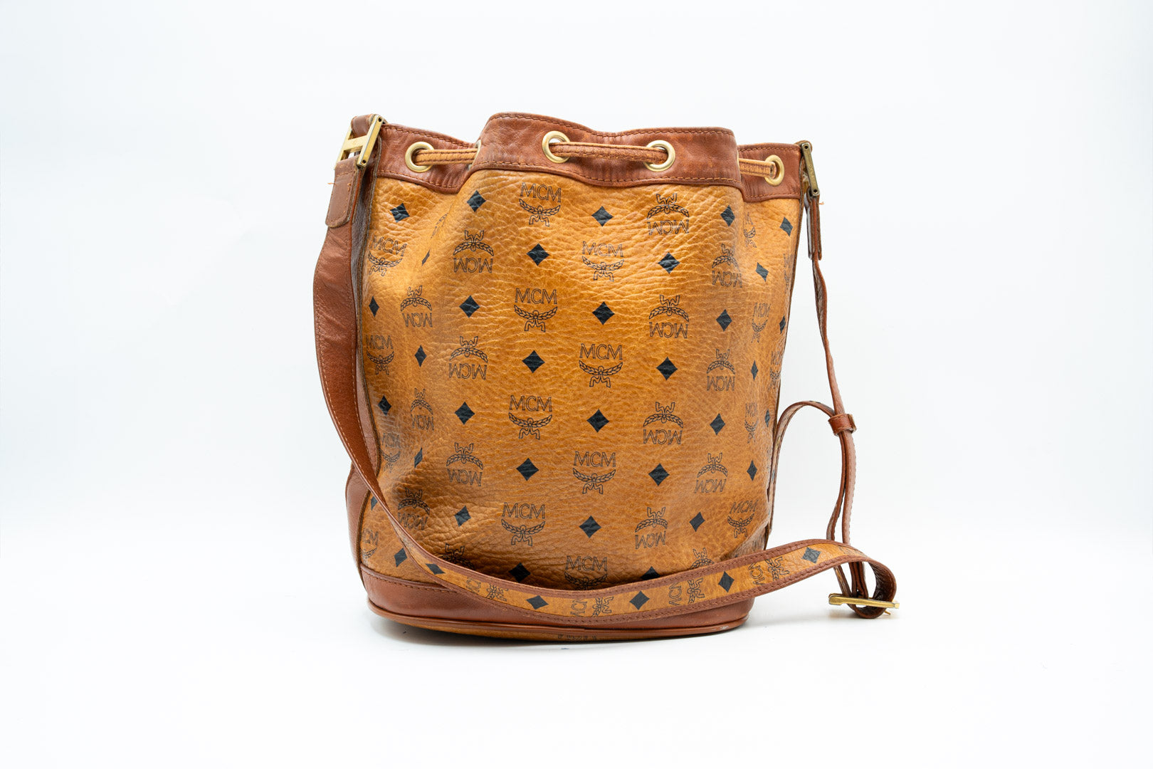 MCM Visetos Monogram Schultertasche