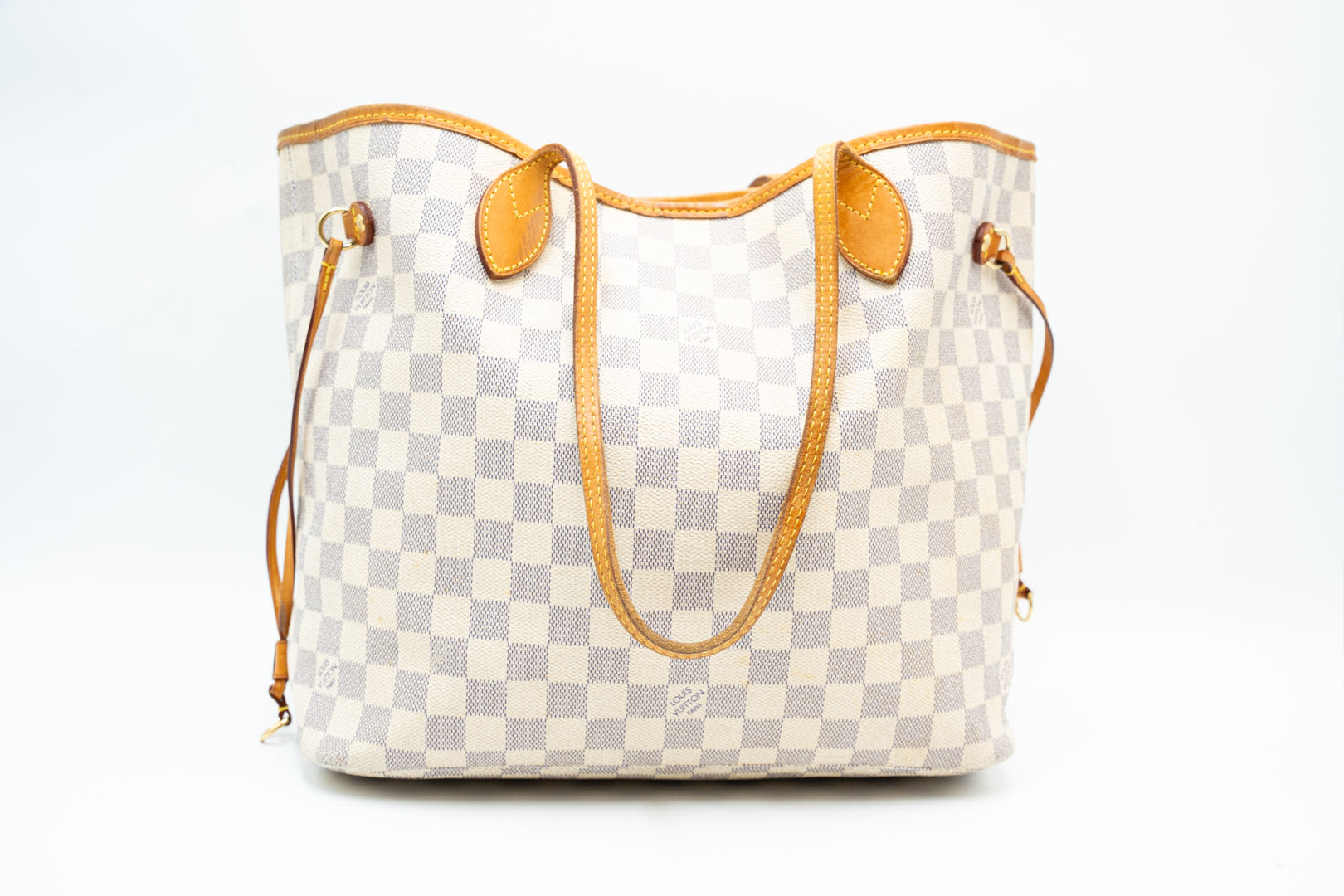 Louis Vuitton Neverfull MM White Damier Handtasche