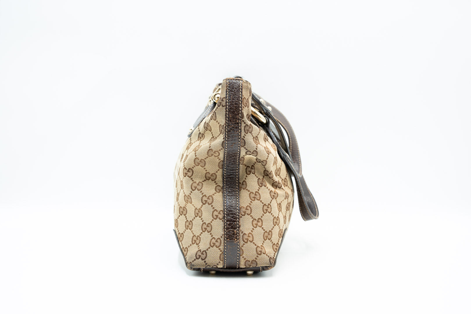 Gucci GG Canvas Tote Beige Braun