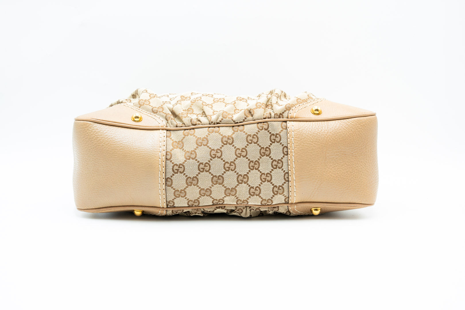 Gucci Jockey Hobo Canvas Monogram Schultertasche